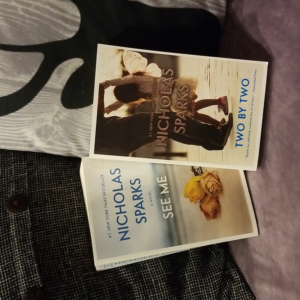 two Nicholas Sparks books
